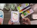 Watercolor Christmas / Holiday card tutorial 2023