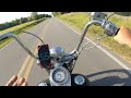 HOW FAST Is My 1979 HARLEY Davidson SHOVELHEAD FXS 80? / Meeting Country Coder A NEW Youtuber