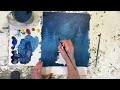 Christmas Tree Acrylic Painting Tutorial in Real Time!