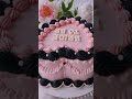 Decorate a Bride To Be cake with me👰‍♀ #redvelevetcake #cakedecorating