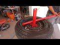 NOT EASY using this manual tire changer Part 2 of 3 √ Fix it Angel