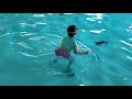 Diving for goodies - swimming