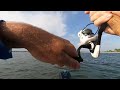 Catching Dinner On The World's Lightest Motorized Fishing Boat!