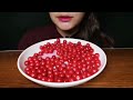 ASMR CHERRY GUM BALLS ft. Sweet candied in a bottle | INTENSE CHEWING AND BLOWING