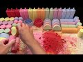 ASMR RAINBOW baking Soda Crushing sounds Very Satisfying