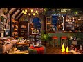 Soothing Jazz Instrumental Music for Stress Relief ☕ Jazz Relaxing Music & Cozy Coffee Shop Ambience