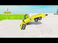 4 vs 16 vs 64 Wheels Car! #3 - Beamng drive