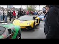 Goldrush Rally Boston- INSANE Supercars Arriving and Loud REVS! +DDE (Day 2)