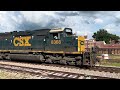 CSXT M605-06 and W019 || WM Round 2! || 7/7/24 || Opelika AL