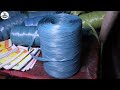 How Million Waste Plastic Scrap Convert into Plastic Rope Roll