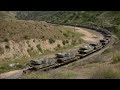 BNSF US Military (Abrams Tanks) Train over Tehachapi