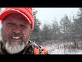 Deer hunt 2023 ❄️snow storm New York State buck down!!