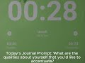 Micro Pomodoro sessions for intense ADHD training, with built-in journal prompts -Day Thirty-Two