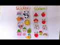 How to Make your own DIY sticker's at Home | Super Easy | Cute Sticker's | better crafts