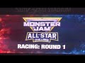 Monster Jam All Star Challenge racing Saturday