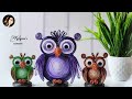 Diwali DIY's Owls Dream catcher & Table decor from Newspaper | wall hanging
