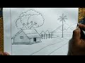 Pencil scenery Drawing//landscape scenery Drawing #art#drawing step by step