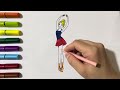 Dress Up Barbie and Barbie Characters Coloring with Sticker Book | painting and drawing for kids |