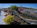 Unique Mine Shaft Wooden Coaster w/ Elevator lift  | Indiana Beach Amusement Park 2022
