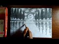 How to draw landscape scenery|| Easy Drawing by Aysha
