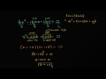 Solving quadratics by factoring: leading coefficient Ã¢Â  Â  1 | High School Math | Khan Academy