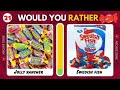 Would you rather choose... CANDY AND SWEETS EDITION 🍭🍬🍬 QUIZ BLOCK