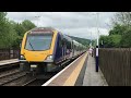 TRAINS at HATHERSAGE railway station