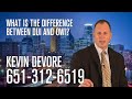 What is the difference between DUI and OWI?