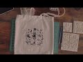 Quick & Easy Lino Cut Prints on Tote Bags🦆
