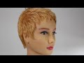 Razor Cut PIXIE HAIRCUT Tutorial