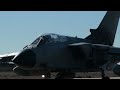 Italian Air Force Tornados Taxi and Takeoff