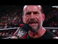 CM Punk le manda un mensaje a Drew McIntyre en Raw