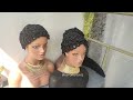 SPIRAL BRAIDED WIG No Frontal No Lace  Wig unique wig ft Sharonwanizwigs