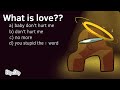 What is love? Amoung us (💩 post)