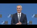 Nato Secretary General Jens Stoltenberg holds press conference – watch live