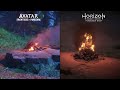 Avatar: Frontier of Pandora vs Horizon Forbidden West - Details Comparison!