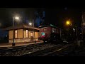 G Scale Running Video with Night Trains and an Unfortunate End