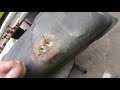 Part 2  1978 VW T2 Camper Bus -Gas Tank Removal & sealing -  engine & transmission hookup