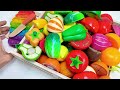 Satisfying Video | How to Cutting Pumpkins Fruits and Vegetables | Wooden & Plastic ASMR Squishy
