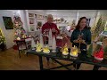 2-Piece Lit Mercury Glass Church and Cottage by Valerie on QVC