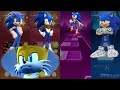 Sonic The Hedgehog 🔴 Sonic Boom 🔴 Sonic Frontiers 🔴 Sonic Prime || Coffin Dance Cover || Tiles Hop