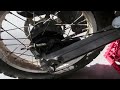 Motorcycle Rear Drum Brake Adjustment