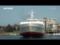 Arrival & departure of ferry COHO, Victoria (Black Ball Ferry Line)