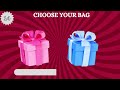 Choose Your Gift...! Pink or Blue 💖💙 2 Gift box challenge 🎁