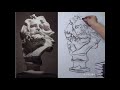 How to Draw Plaster cast in Pencil 2