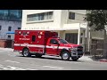 (Dual Siren, Electric Horn) LAFD *NEW* Rescue 10 Responding