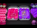 🌈 RAINBOW HELLO KITTY Slime 🌈 I Mixing random into Glossy Slime I Satisfying Slime