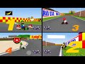 Mario Kart 64 N64 All Stages 150cc 4 player Netplay 60fps