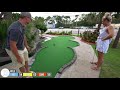 THE MINI GOLF COUPLES BATTLE! - LUCKY HOLE IN ONES AND MORE