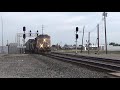 Railfanning Stockton on April 27th, 2019 Part Two FT ferromex, UP SD40-2 leads MWSRV-27 and more